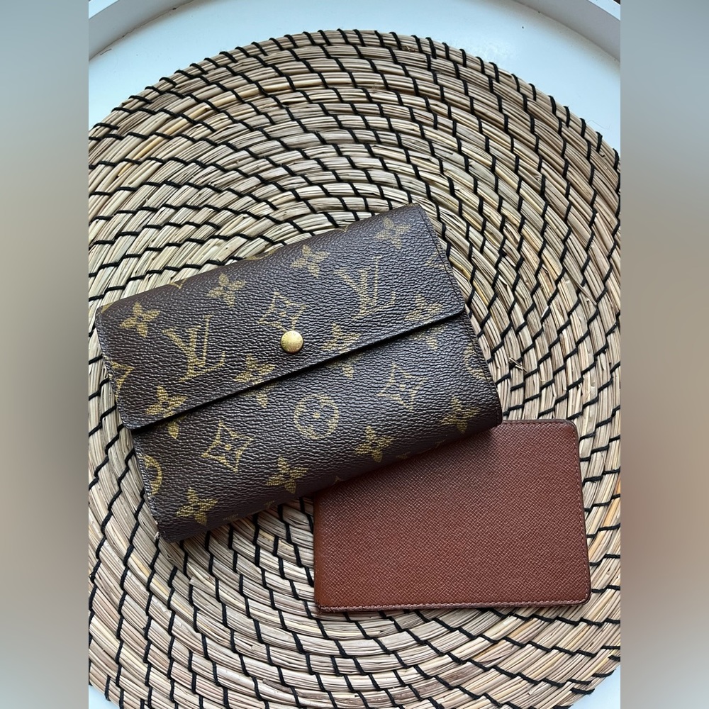 Authentic LOUIS VUITTON TRIFOLD TRESOR PAPIER WALLET vintage, monogram